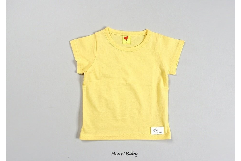 반팔 티셔츠 옐로우 색상 이미지-S1L24